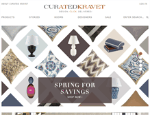 Tablet Screenshot of curatedkravet.com